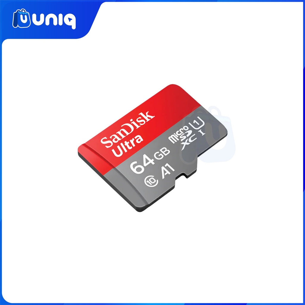 SanDisk Ultra microSD A1 series UHS-I Card ~ 64GB (SDSQUAB)