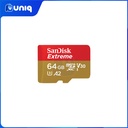 SanDisk Extreme microSD UHS-I Card for Mobile Gaming ~ 64GB (SDSQXAH-064G-GN6GN)