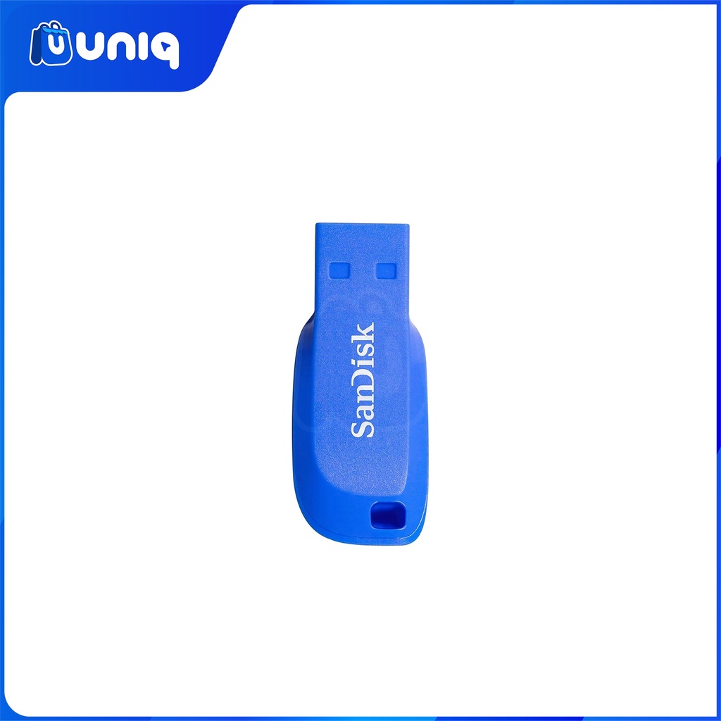 Sandisk Cruzer Blade 64GB USB 2.0 Flash Drive - ELECTRIC BLUE