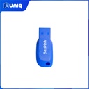 Sandisk Cruzer Blade 64GB USB 2.0 Flash Drive - ELECTRIC BLUE