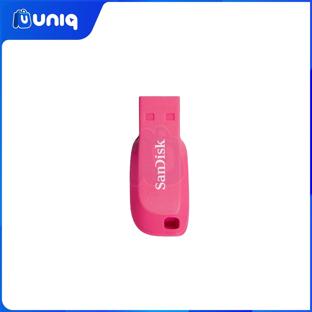 SanDisk Cruzer Blade 32GB USB 2.0 Flash Drive - ELECTRIC PINK