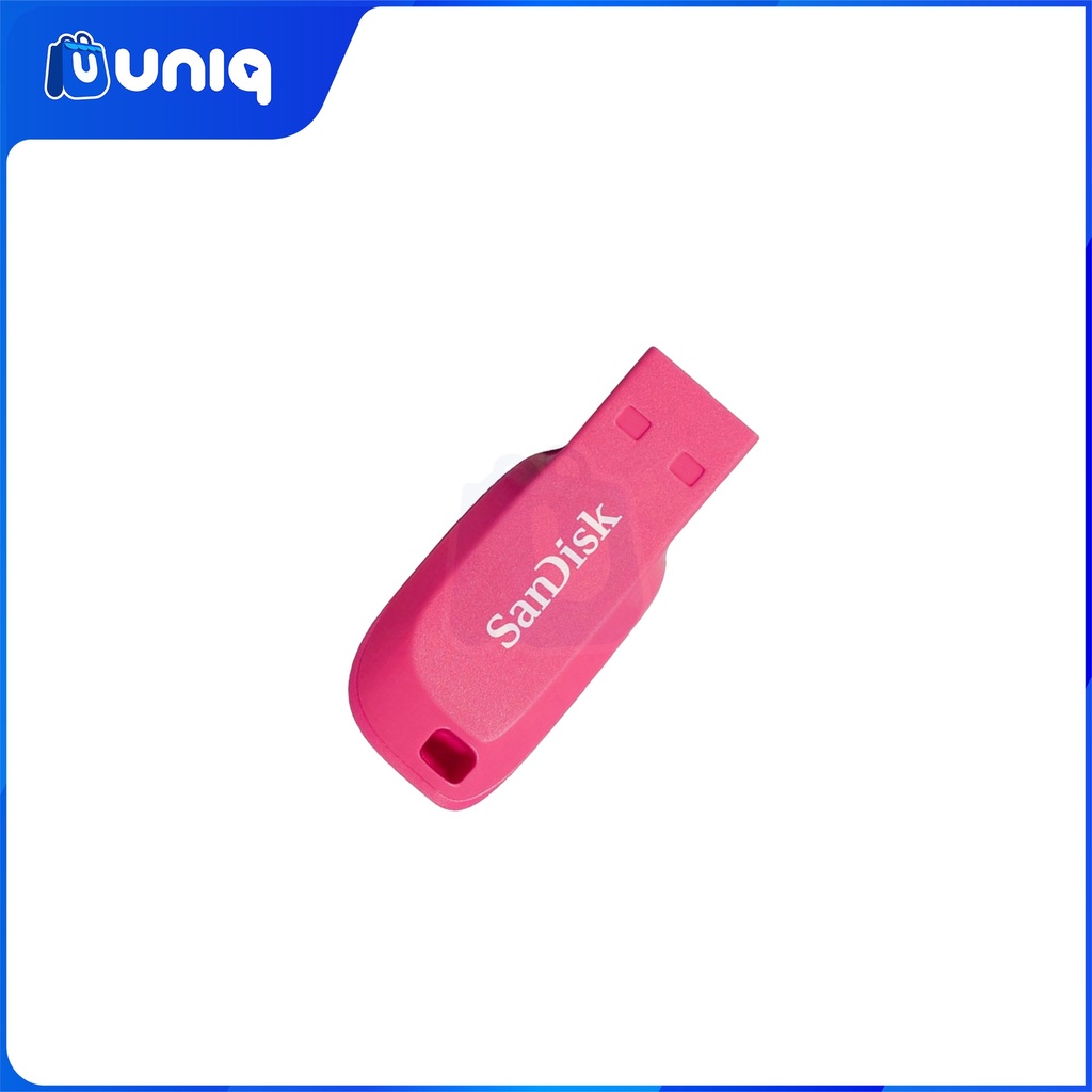 SanDisk Cruzer Blade 32GB USB 2.0 Flash Drive - ELECTRIC PINK