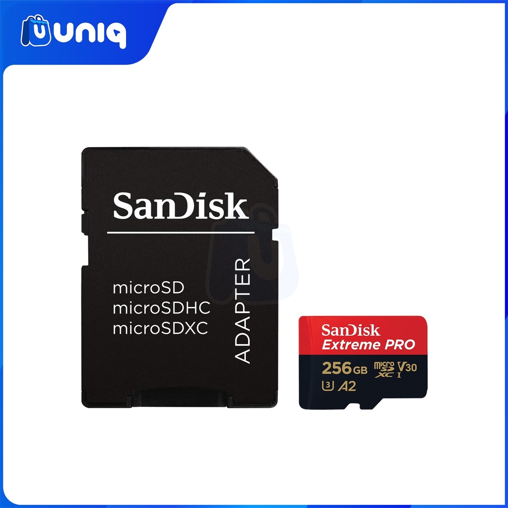 SanDisk Extreme PRO microSD UHS-I Card with Adapter ~ 256GB (SDSQXCD)