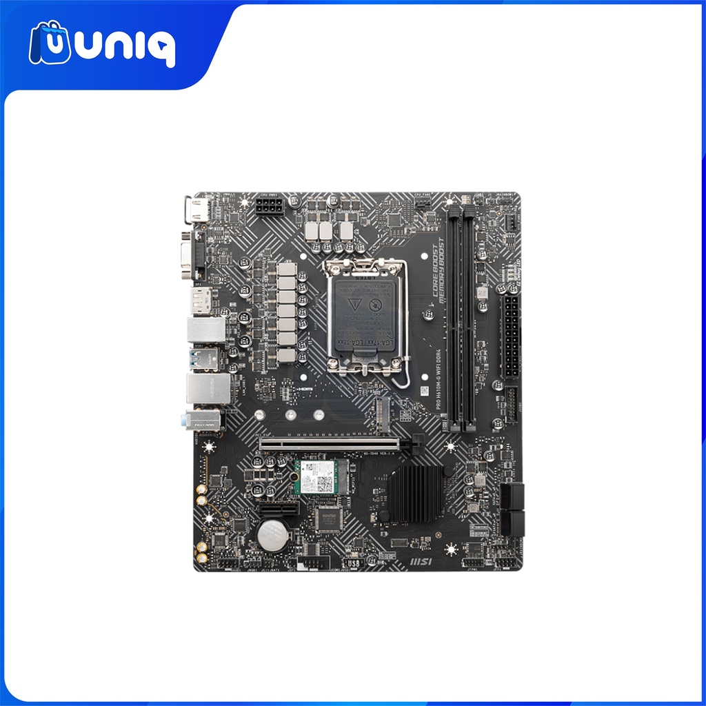 MSI PRO H610M-G WiFi DDR4 Micro-ATX Motherboard
