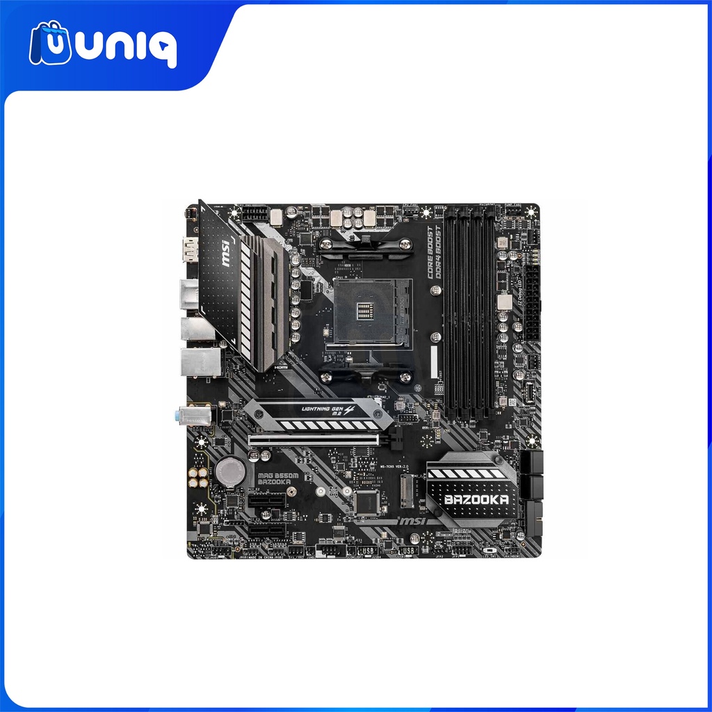SALE!!! AMD Ryzen 5 5600X Processor with MSI MAG B550M BAZOOKA Gaming Motherboard (Bundle)