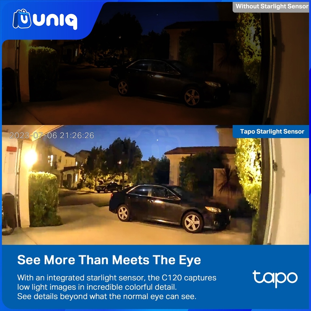 TP-Link Tapo C120 Indoor/Outdoor Wi-Fi Home Security Camera