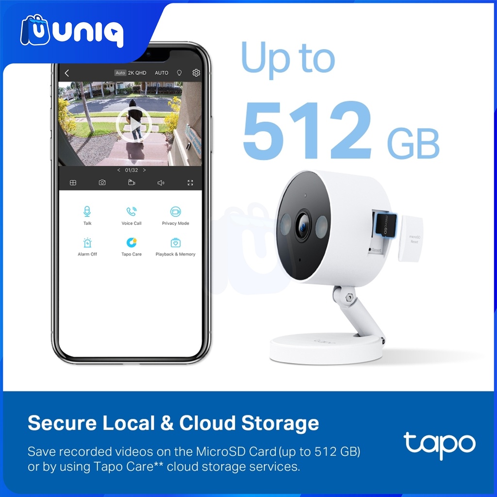 TP-Link Tapo C120 Indoor/Outdoor Wi-Fi Home Security Camera