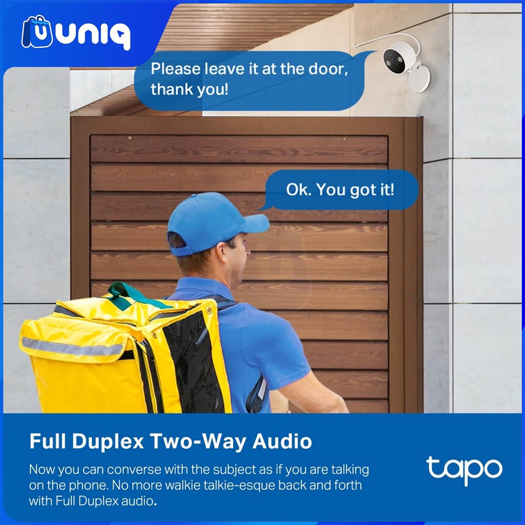 TP-Link Tapo C120 Indoor/Outdoor Wi-Fi Home Security Camera