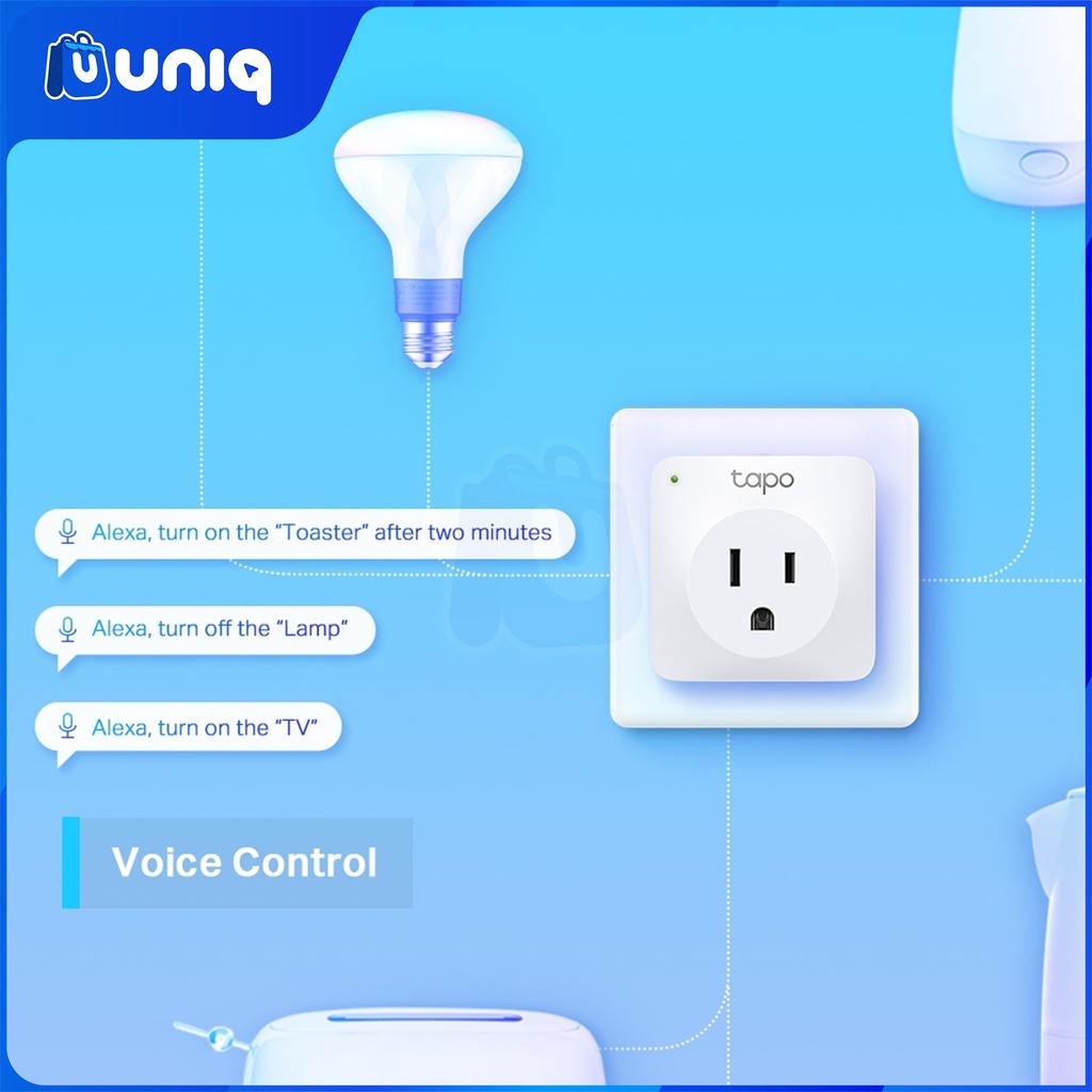 TP-Link Tapo P100 (2-Pack) Mini Smart Wi-Fi Socket