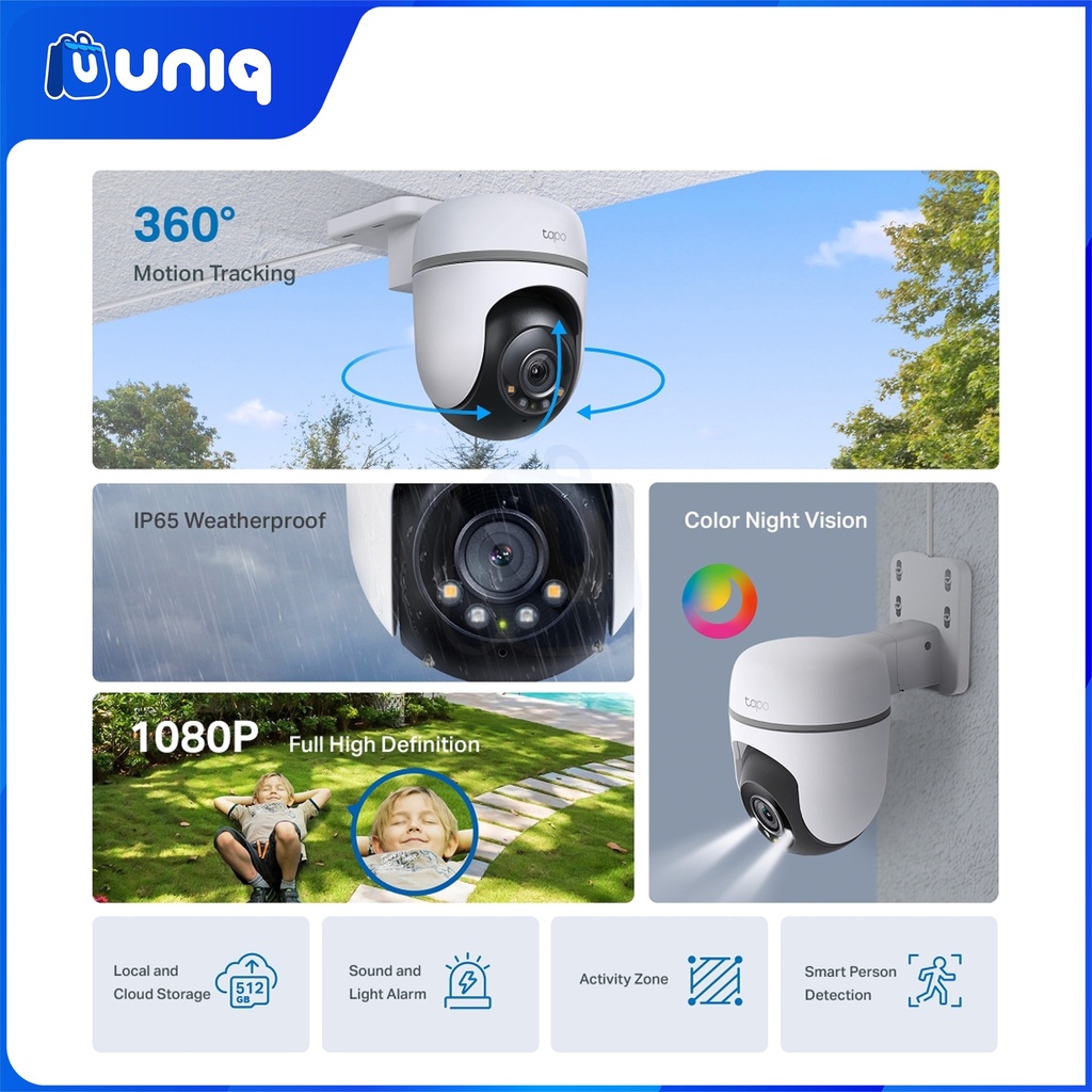 TP-Link Tapo TC40 Outdoor Pan/Tilt Security WiFi Camera