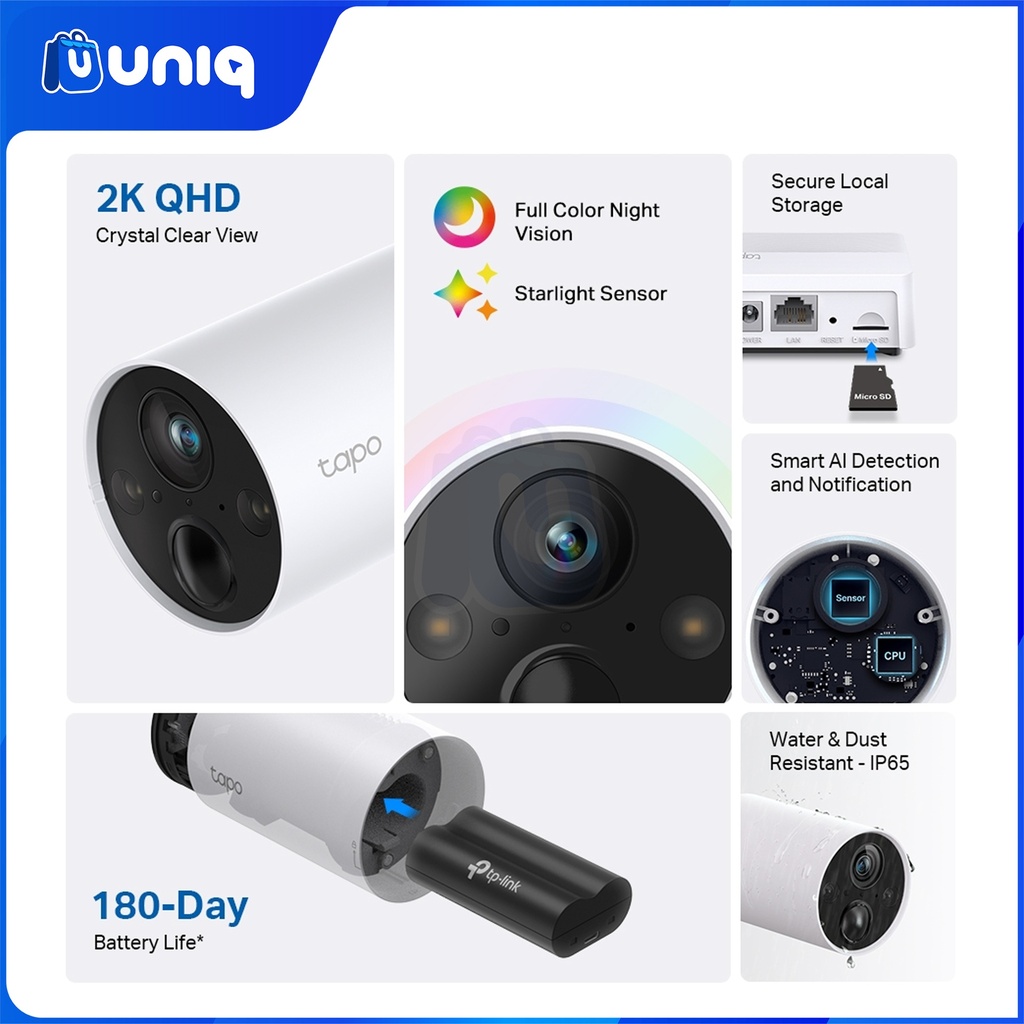 TP-Link Tapo C420S1 Smart Wire-Free Security Camera System