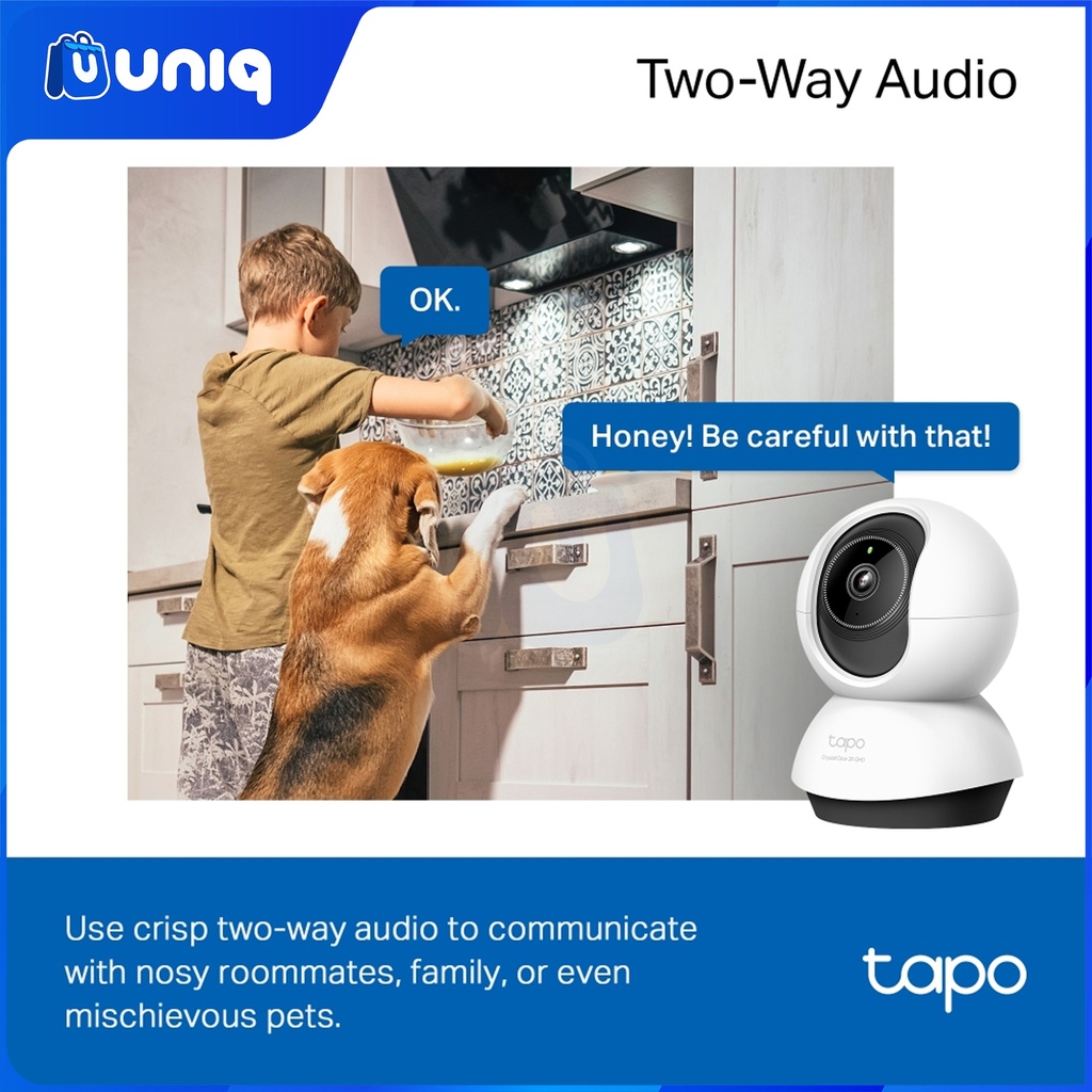 TP-Link Tapo TC72 Pan/Tilt AI Home Security Wi-Fi Camera
