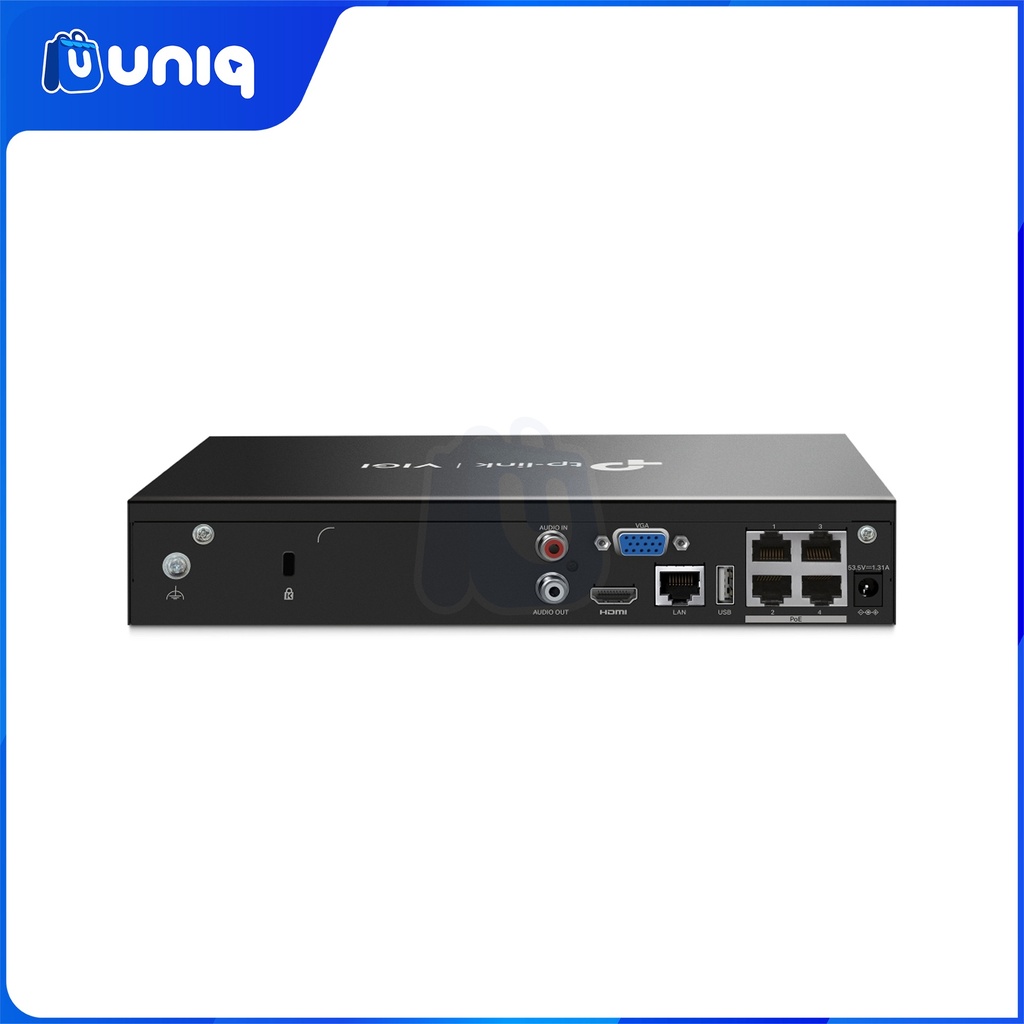 TP-Link VIGI NVR1004H-4P 4 Channel PoE+ Network Video Recorder