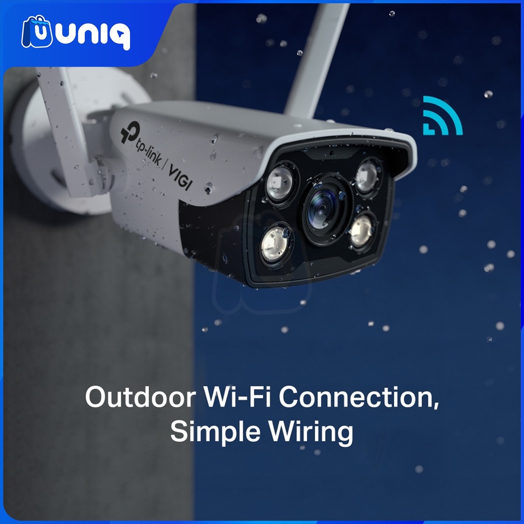 TP-Link VIGI C340-W (4mm) 4MP Outdoor Full-Color Wi-Fi Bullet Network Camera