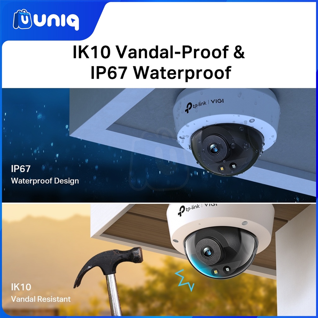TP-Link VIGI C230 (2.8/4mm) 3MP Full-Color Dome Network Camera