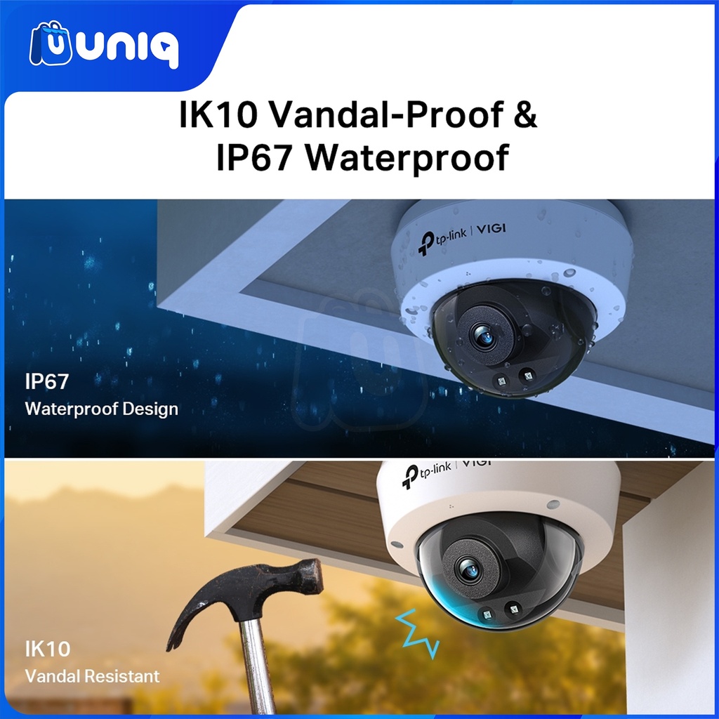 TP-Link VIGI C230I (2.8mm) 3MP IR Dome Network Camera
