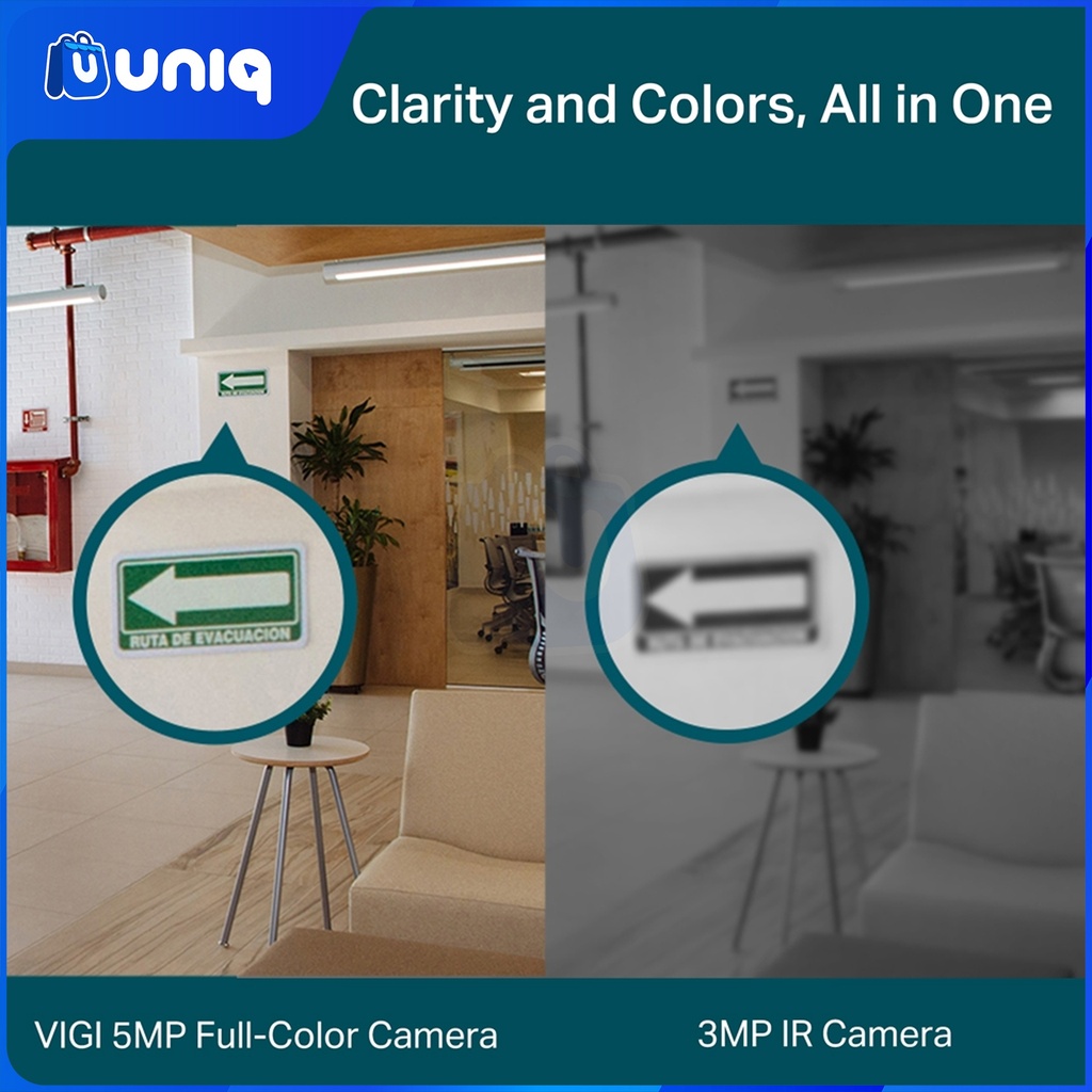 TP-Link VIGI C450 (2.8/4mm) 5MP Full-Color Turret Network Camera