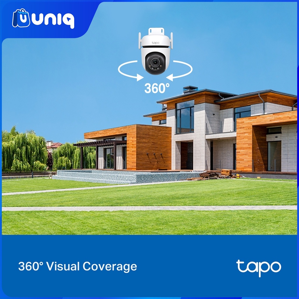 TP-Link Tapo C520WS Outdoor Pan/Tilt Security Wi-F- Camera