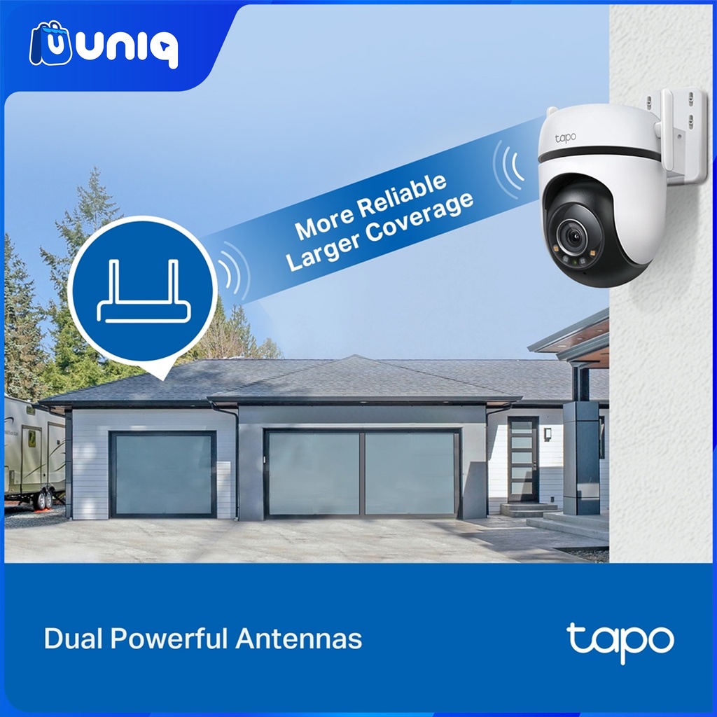 TP-Link Tapo C520WS Outdoor Pan/Tilt Security Wi-F- Camera