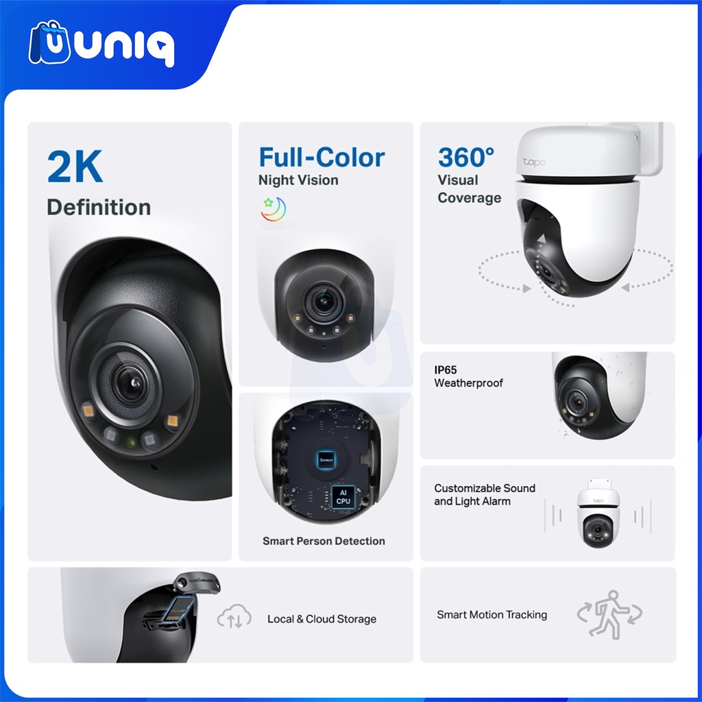 TP-Link Tapo C510W Outdoor Pan/Tilt Security WiFi Camera