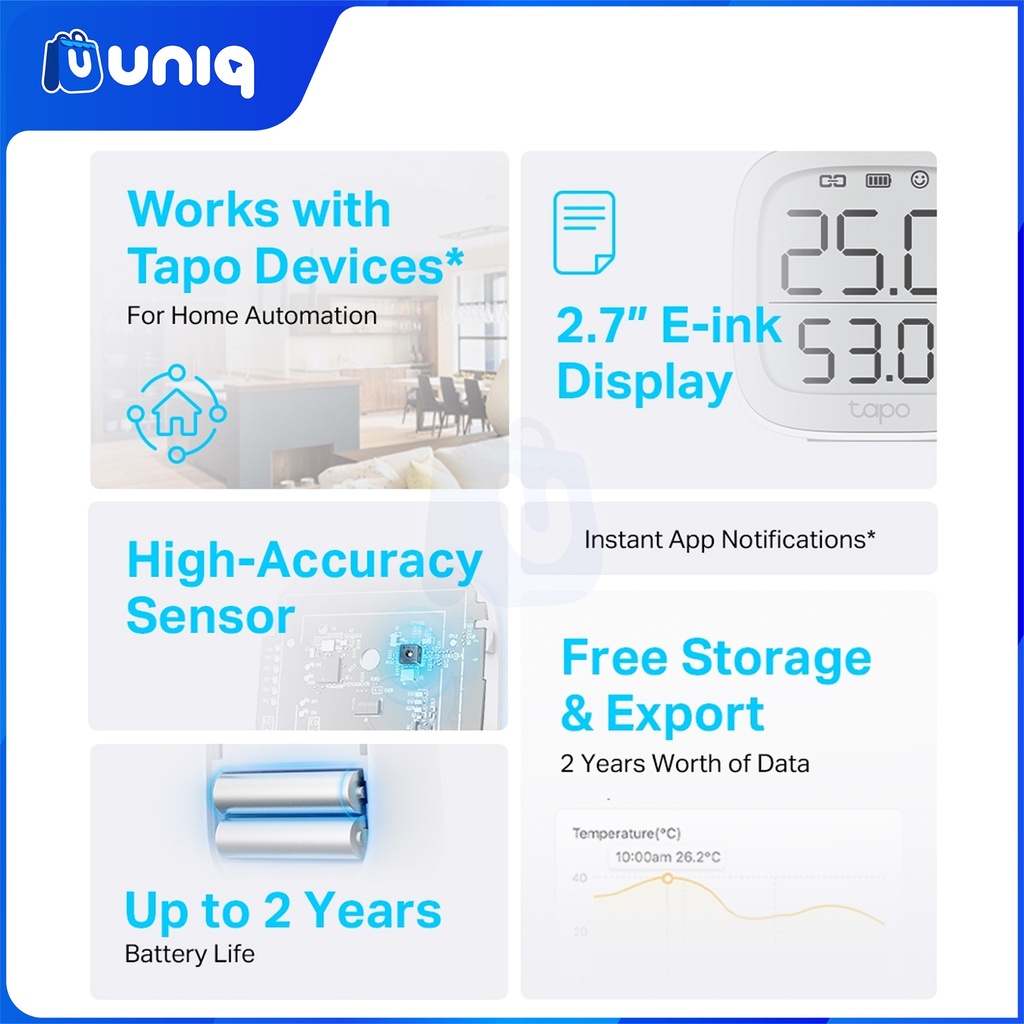 TP-Link Tapo T315 Tapo Smart Temperature & Humidity Monitor