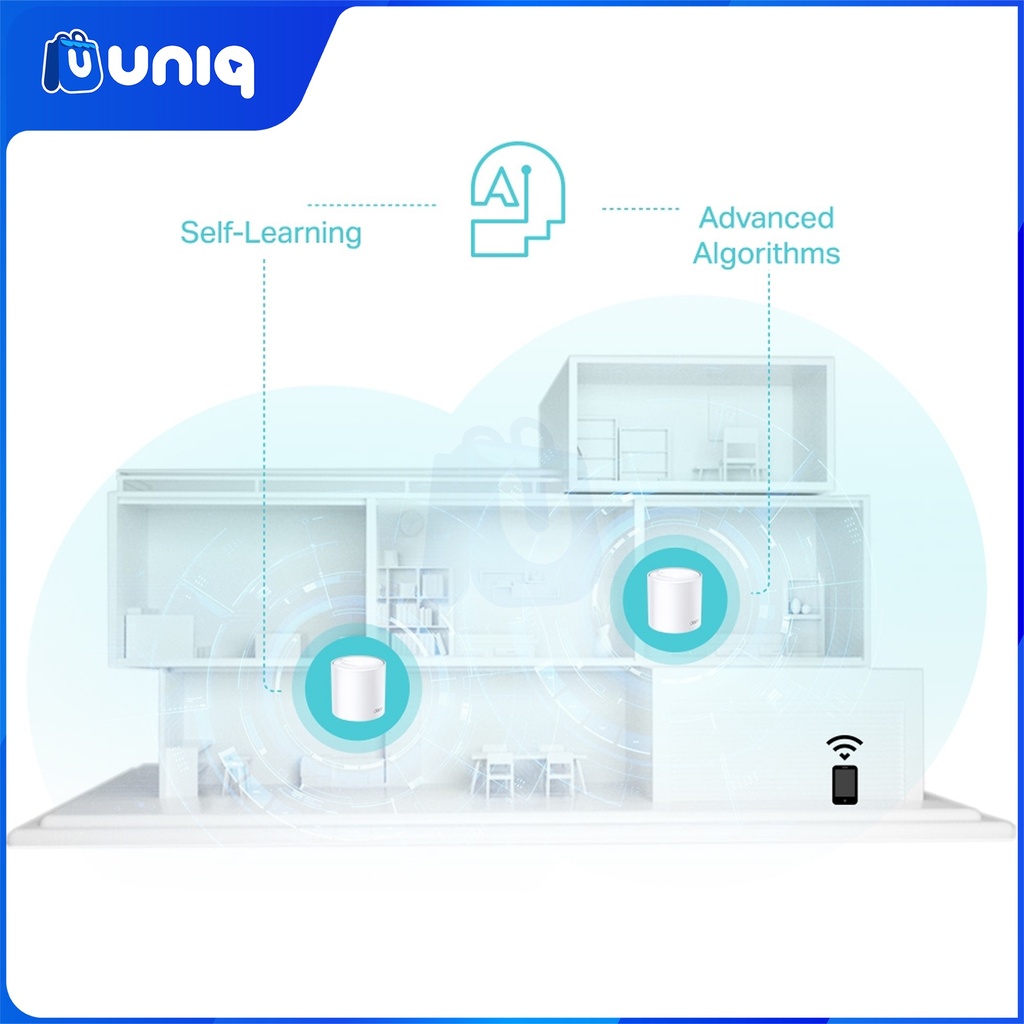 TP-Link Deco X50 (1-Pack) AX3000 Whole Home Mesh WiFi 6 System