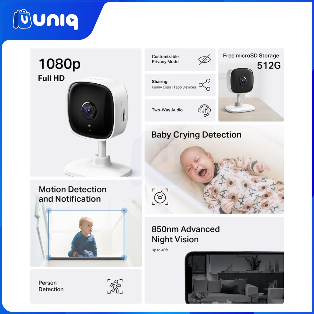 TP-Link Tapo C100 Home Security Wi-Fi Camera