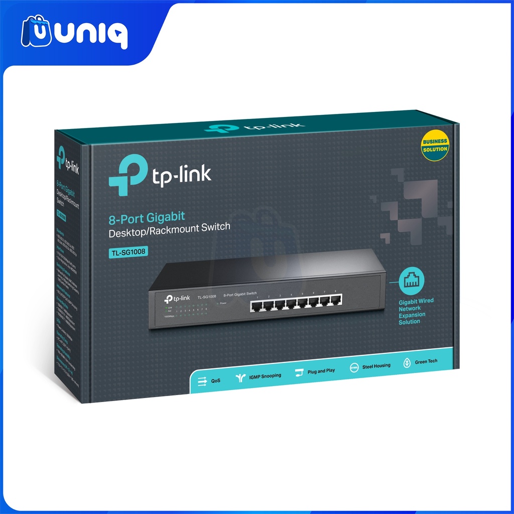 TP-Link TL-SG1008 8-Port Gigabit Desktop/Rackmount Switch