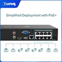 TP-Link VIGI NVR1008H-8MP 8 Channel PoE+ Network Video Recorder