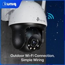 TP-Link VIGI C540-W (4mm) 4MP Outdoor Full-Color Wi-Fi Pan Tilt Network Camera