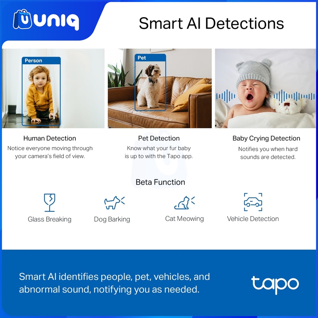 TP-Link Tapo C220 Pan/Tilt AI Home Security Wi-Fi Camera