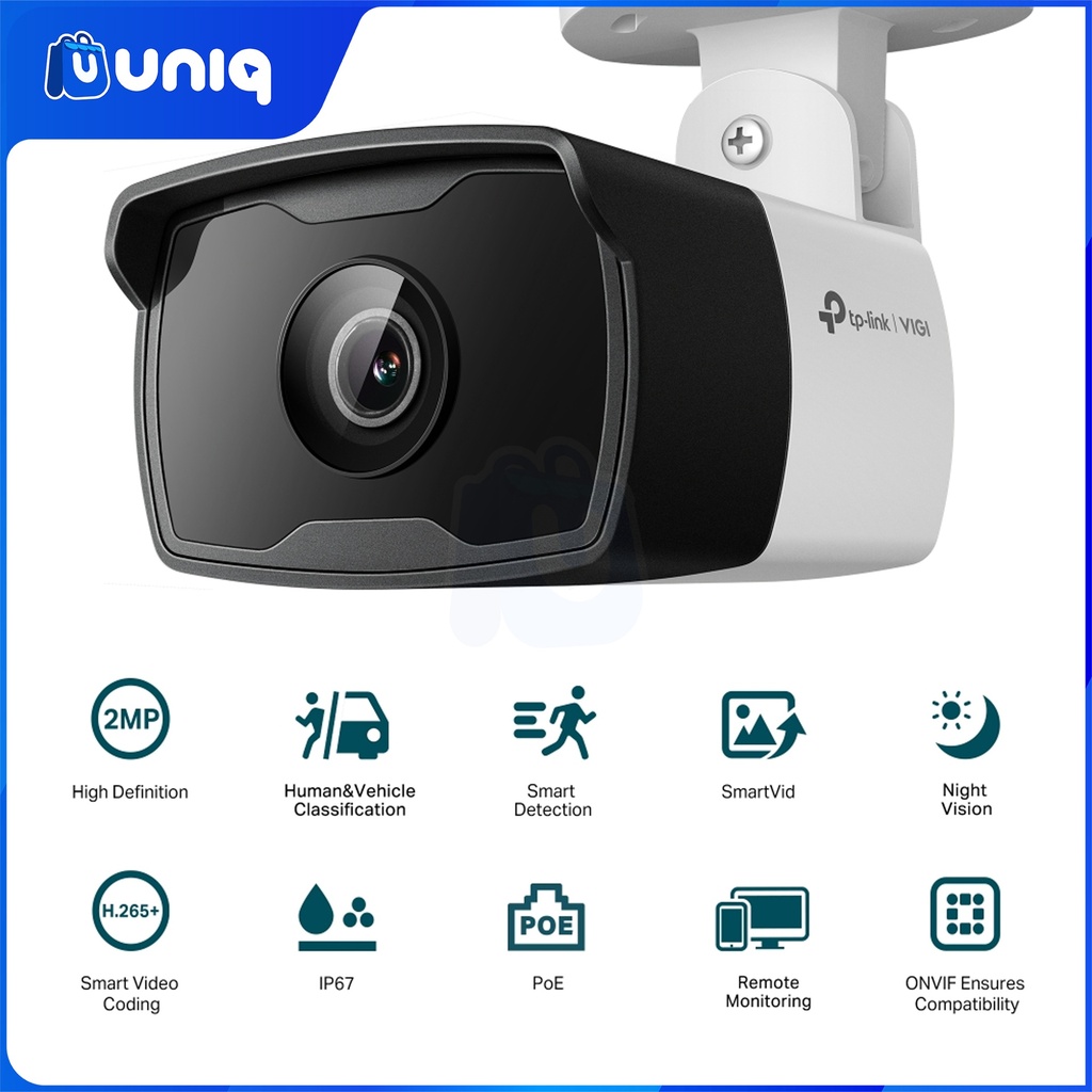 TP-Link VIGI C320I (4/6mm) 2MP Outdoor IR Bullet Network Camera