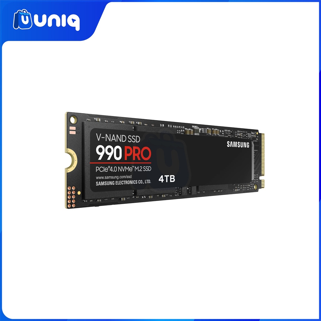 Samsung 990 PRO 4TB PCIe 4.0 NVMe M.2 Internal SSD (MZ-V9P4T0BW)