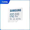 Samsung EVO Plus 512GB MicroSD Memory Card with SD Adapter (MB-MC512KA)
