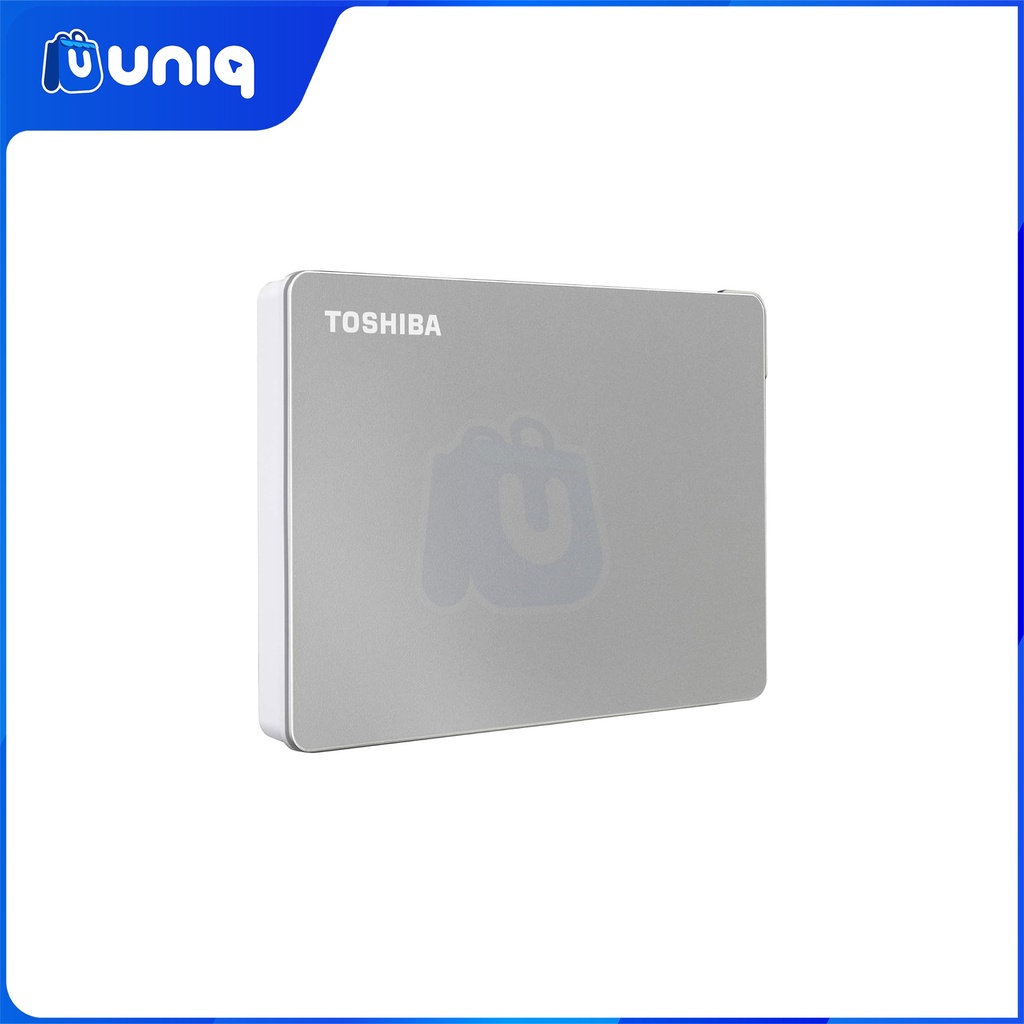 Toshiba Canvio Flex 2TB (Sleek Silver Finish) Portable Hard Drive (HDTX120ASCAA)