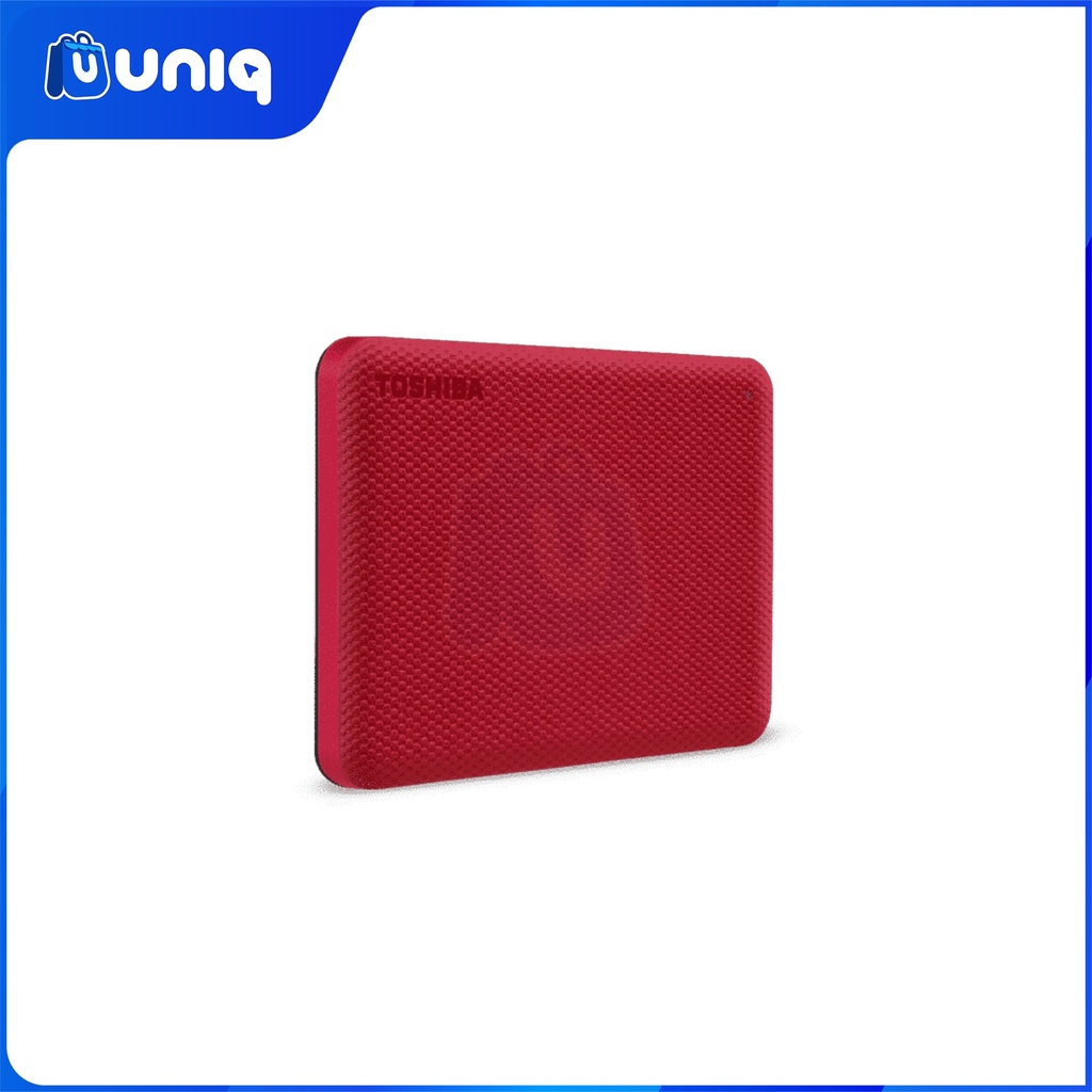 Toshiba Canvio Advance 1TB (Red) Portable Hard Drive (Modern Design)