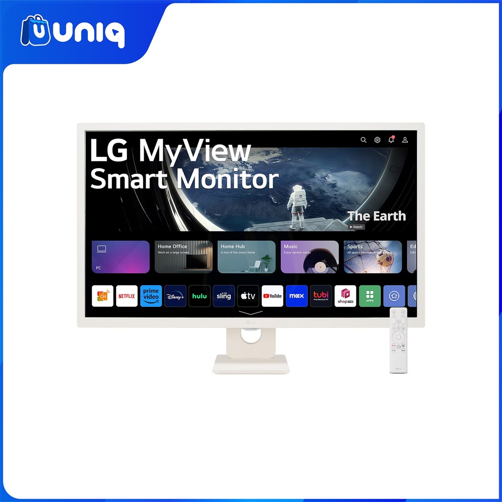 LG 32SR50F-W 31.5'' Full HD IPS MyView Smart Monitor