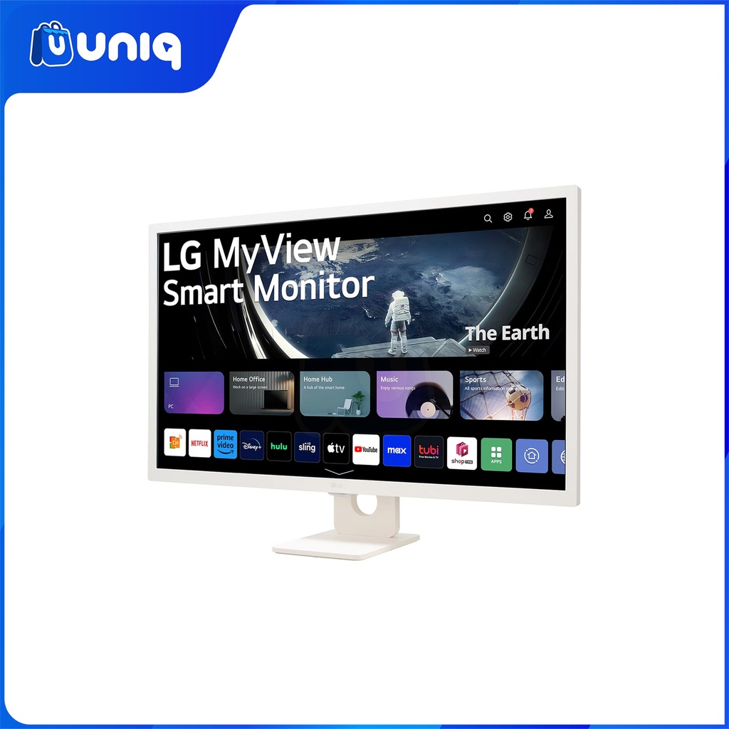 LG 32SR50F-W 31.5'' Full HD IPS MyView Smart Monitor