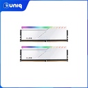 PNY XLR8 Gaming EPIC-X RGB 2X8GB (16GB) 3200MHZ (SILVER) Desktop Memory (MD16GK2D4320016XSRGB)