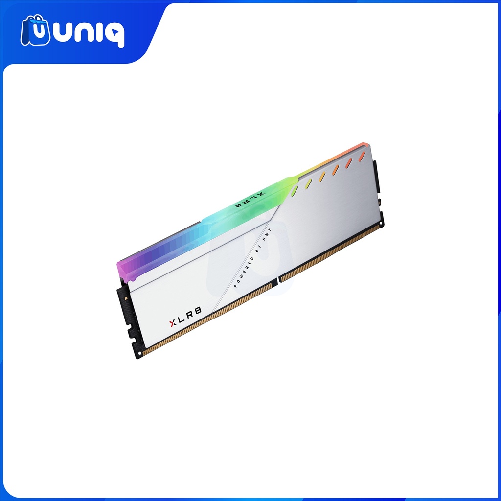 PNY XLR8 Gaming EPIC-X RGB 2X8GB (16GB) 3200MHZ (SILVER) Desktop Memory (MD16GK2D4320016XSRGB)