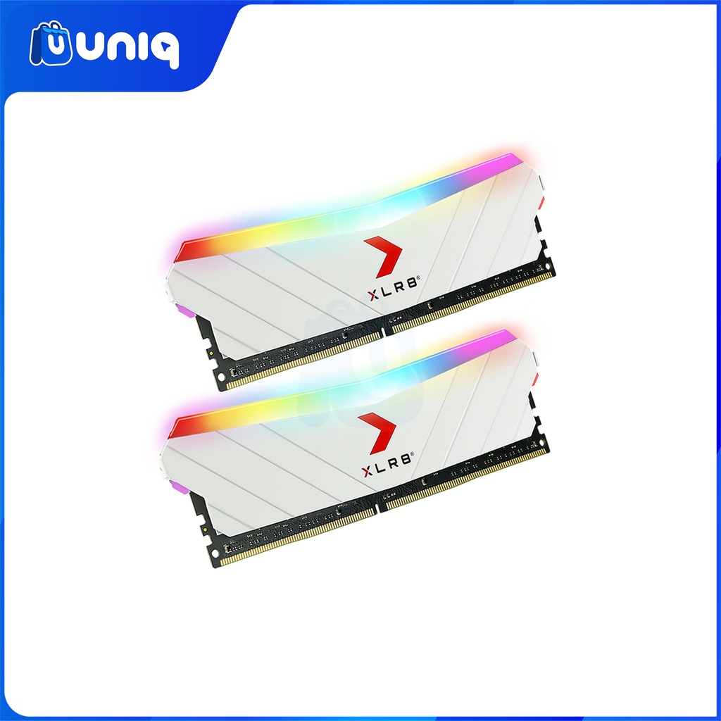 SALE!!! PNY XLR8 Gaming EPIC-X RGB DDR4 3600MHz 16GB WHITE (2x8GB) Desktop Memory Kit (MD16GK2D4360016XRGBW)