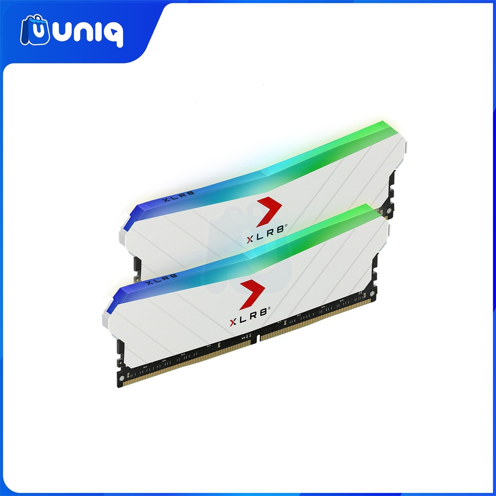 SALE!!! PNY XLR8 Gaming EPIC-X RGB DDR4 3600MHz 16GB WHITE (2x8GB) Desktop Memory Kit (MD16GK2D4360016XRGBW)