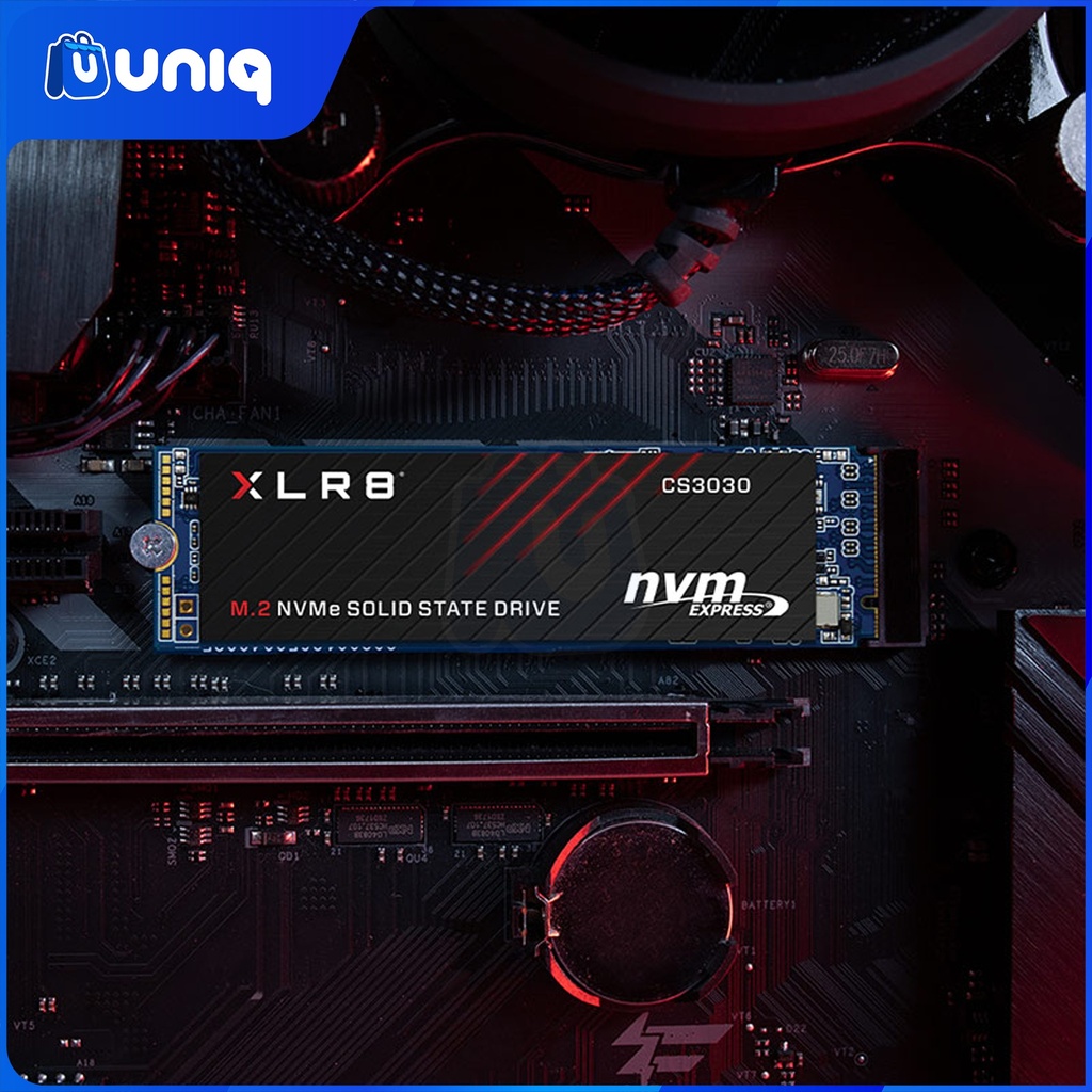 PNY XLR8 CS3030 1TB M.2 NVMe 3D SSD PCIe Internal Solid State Drive (M280CS3030-1TB-RB)