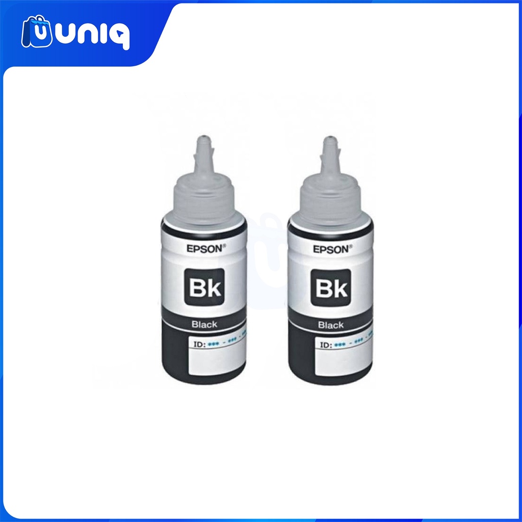 Epson T6641 (Black) 70ml Original Ink Bottle ~Set of 2