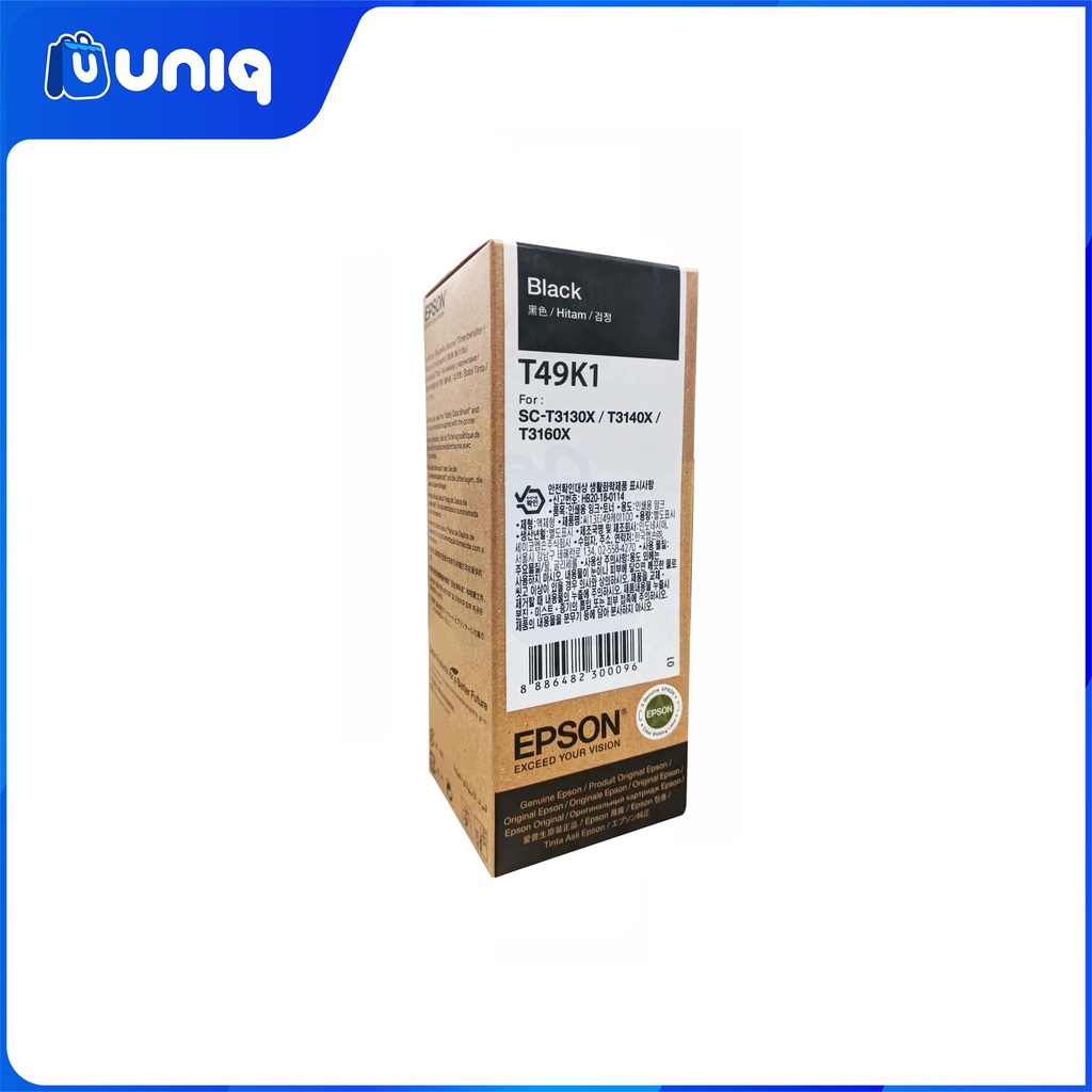 Epson T49K for SC-T3130X 140ml Ink Refill Bottle CMYK ~Choose Your Color