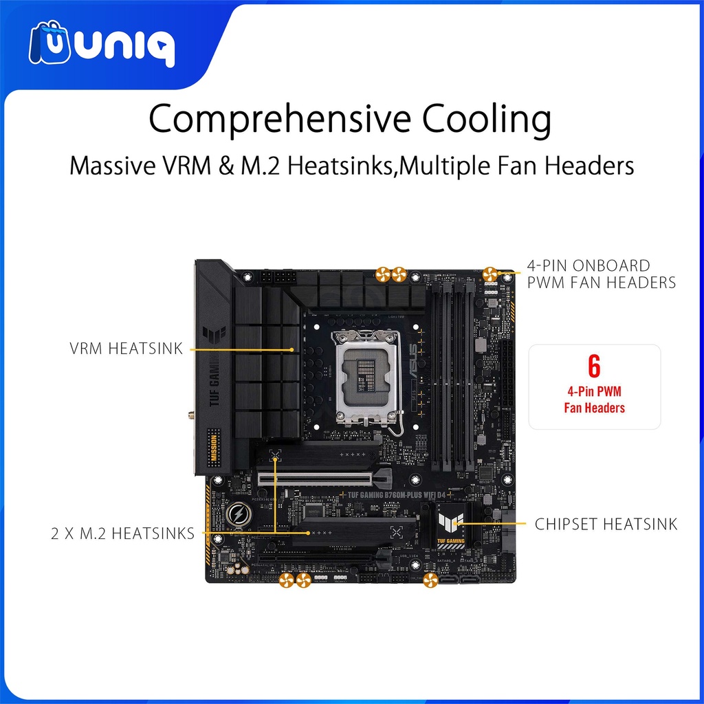 SALE!!! ASUS TUF Gaming B760M-PLUS WiFi D4 Micro-ATX Motherboard