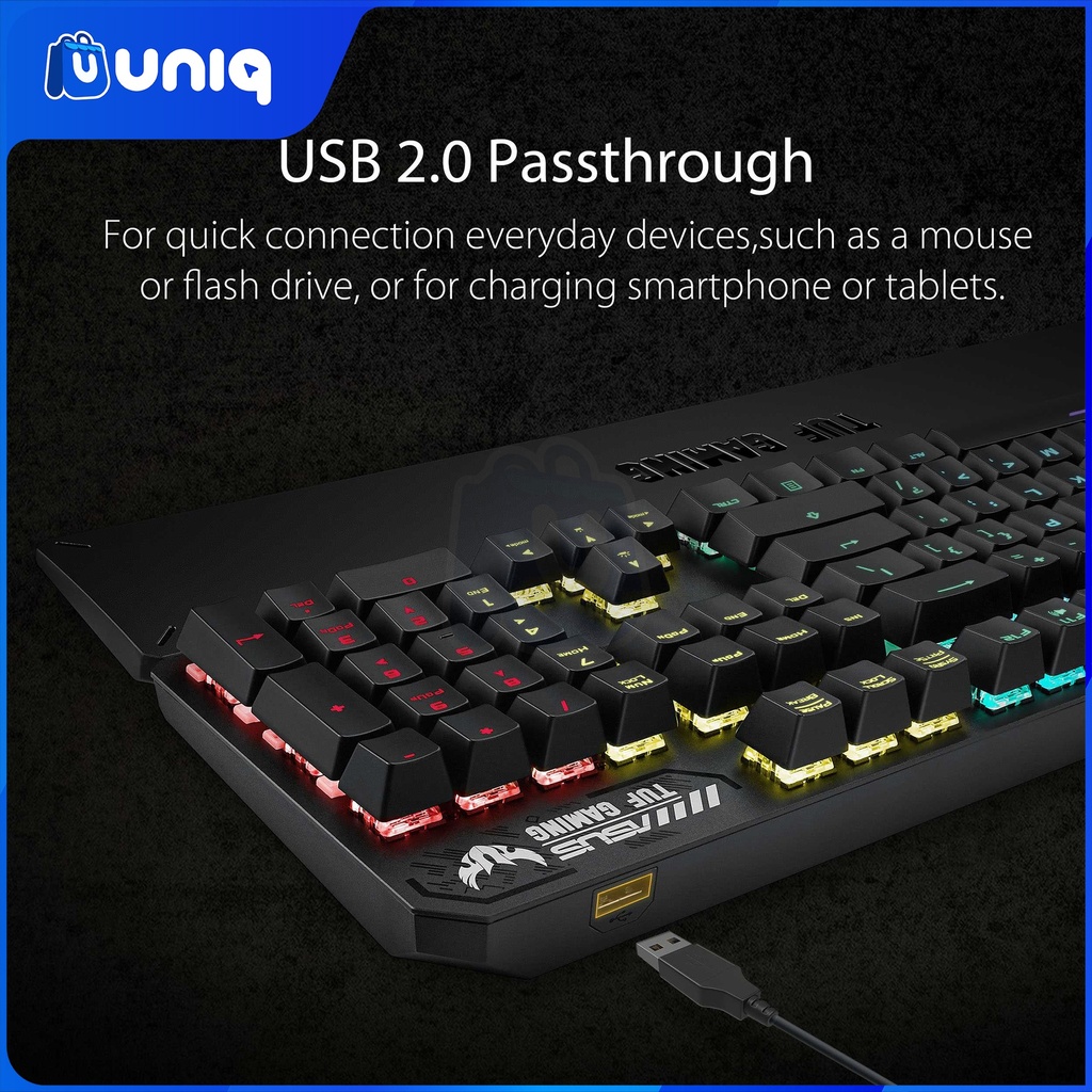 ASUS TUF Gaming K3 RGB Mechanical Gaming Keyboard (Red Switch)