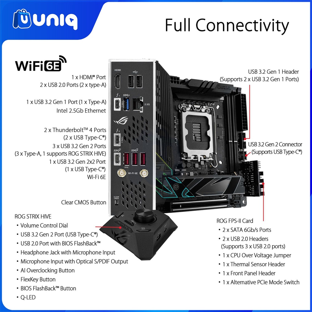 SALE!!! ASUS ROG Strix Z790-I Gaming WiFi Mini-ITX Motherboard