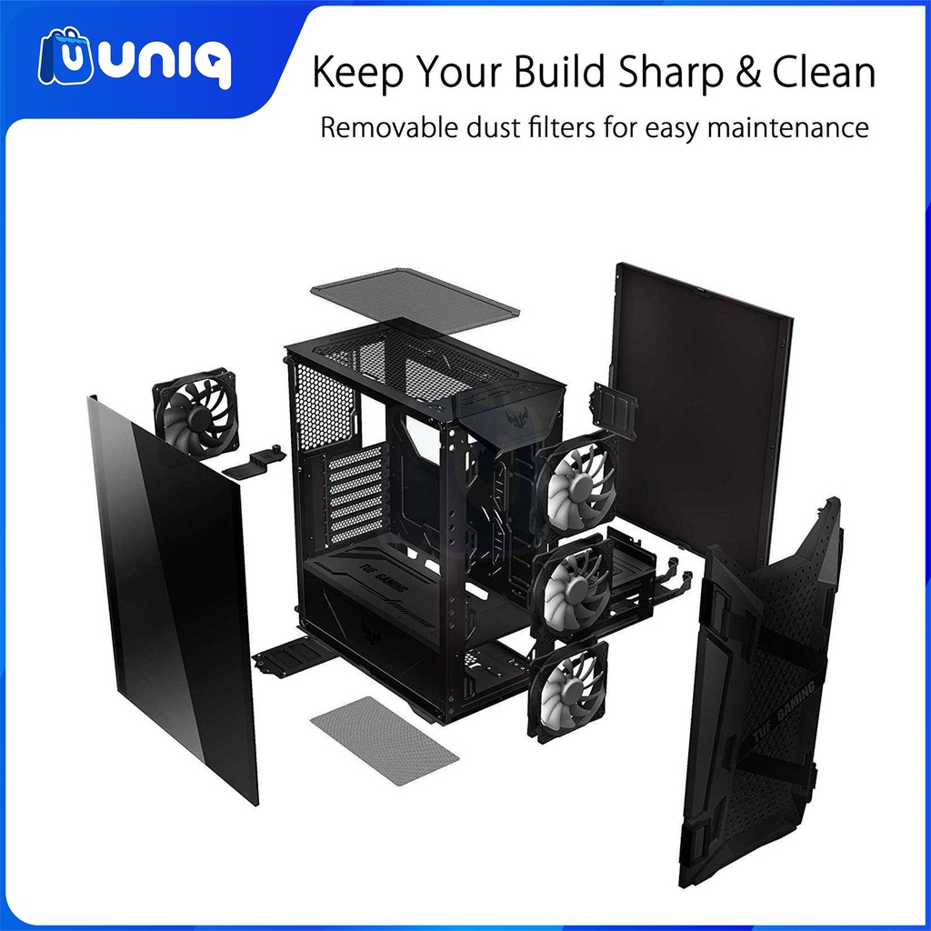 ASUS TUF Gaming GT301 Mid-Tower Compact Case