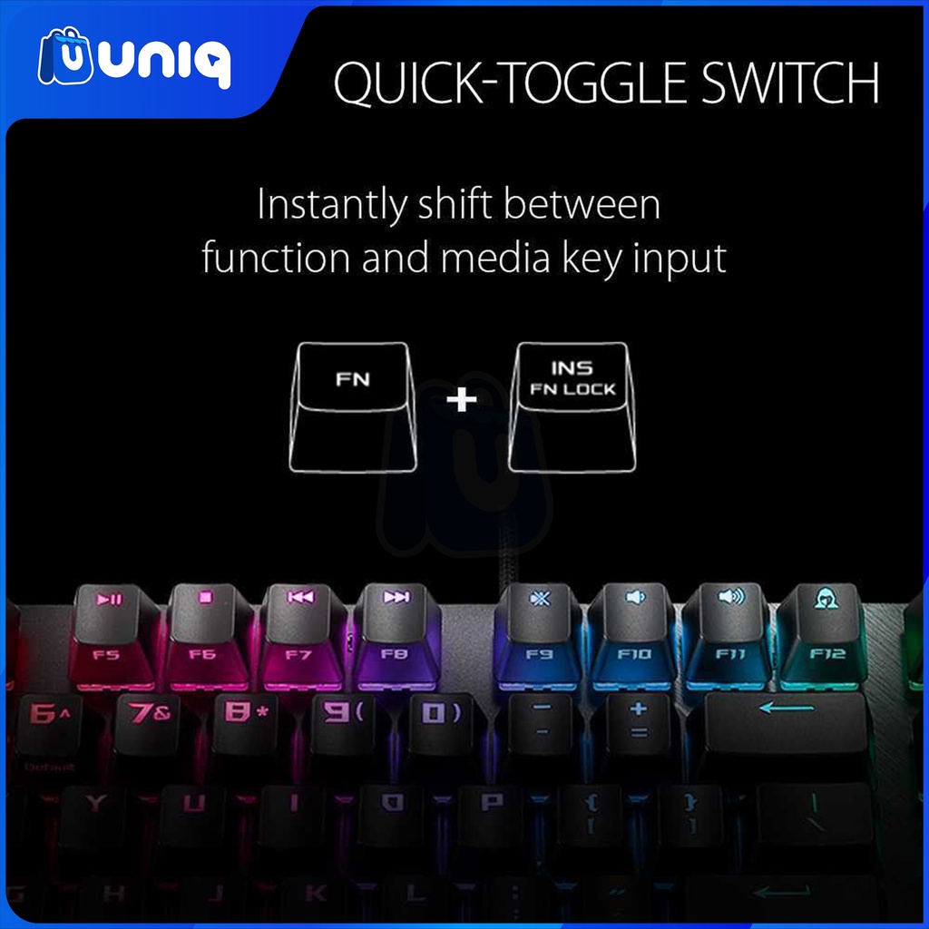 SALE!!! ASUS ROG Strix Scope TKL Deluxe (Cherry MX Blue) Wired Mechanical RGB Gaming Keyboard
